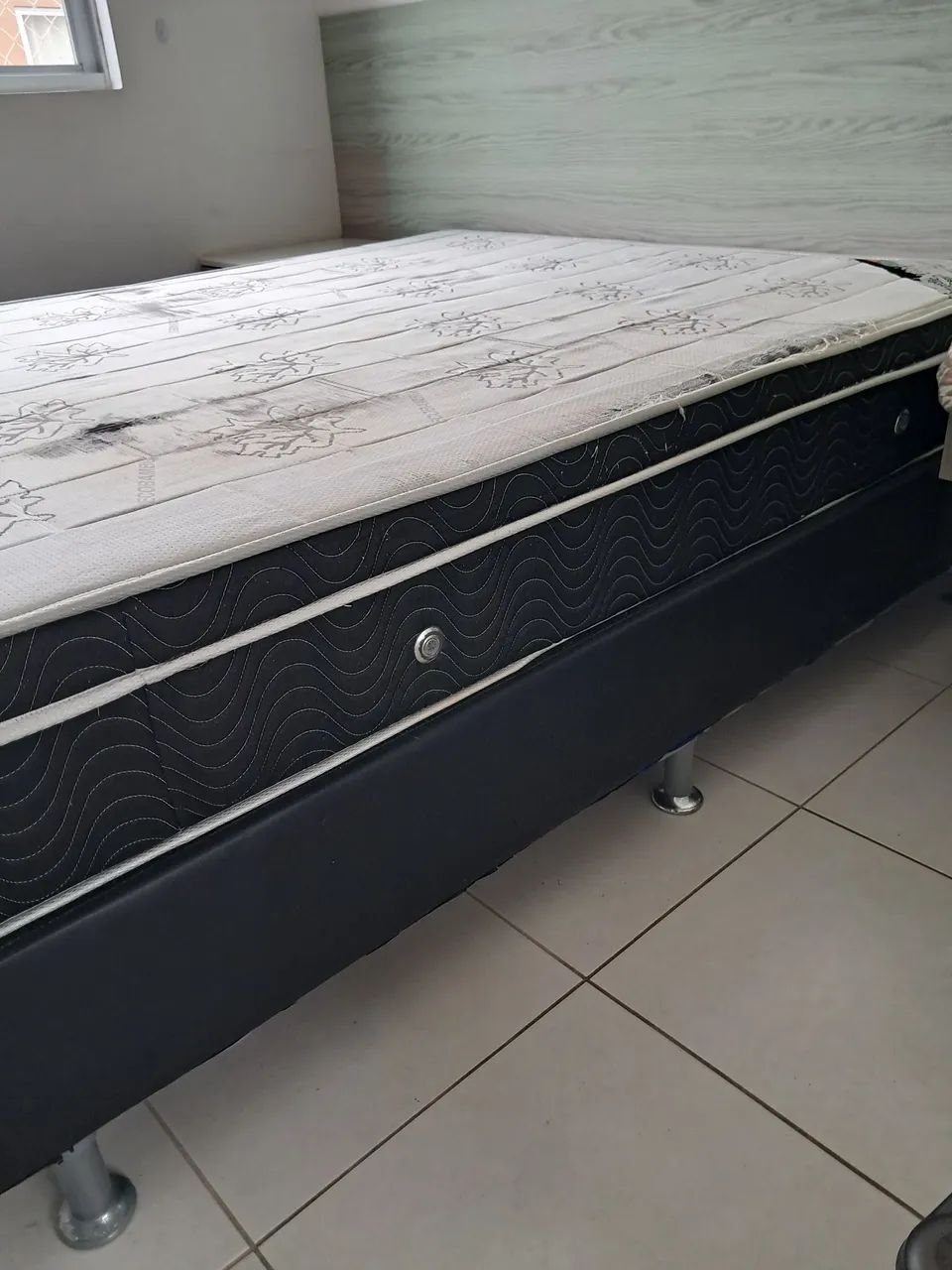 Mega Oferta. Cama Box Queen Size colchão ortopédico Ortobom - Foto 5