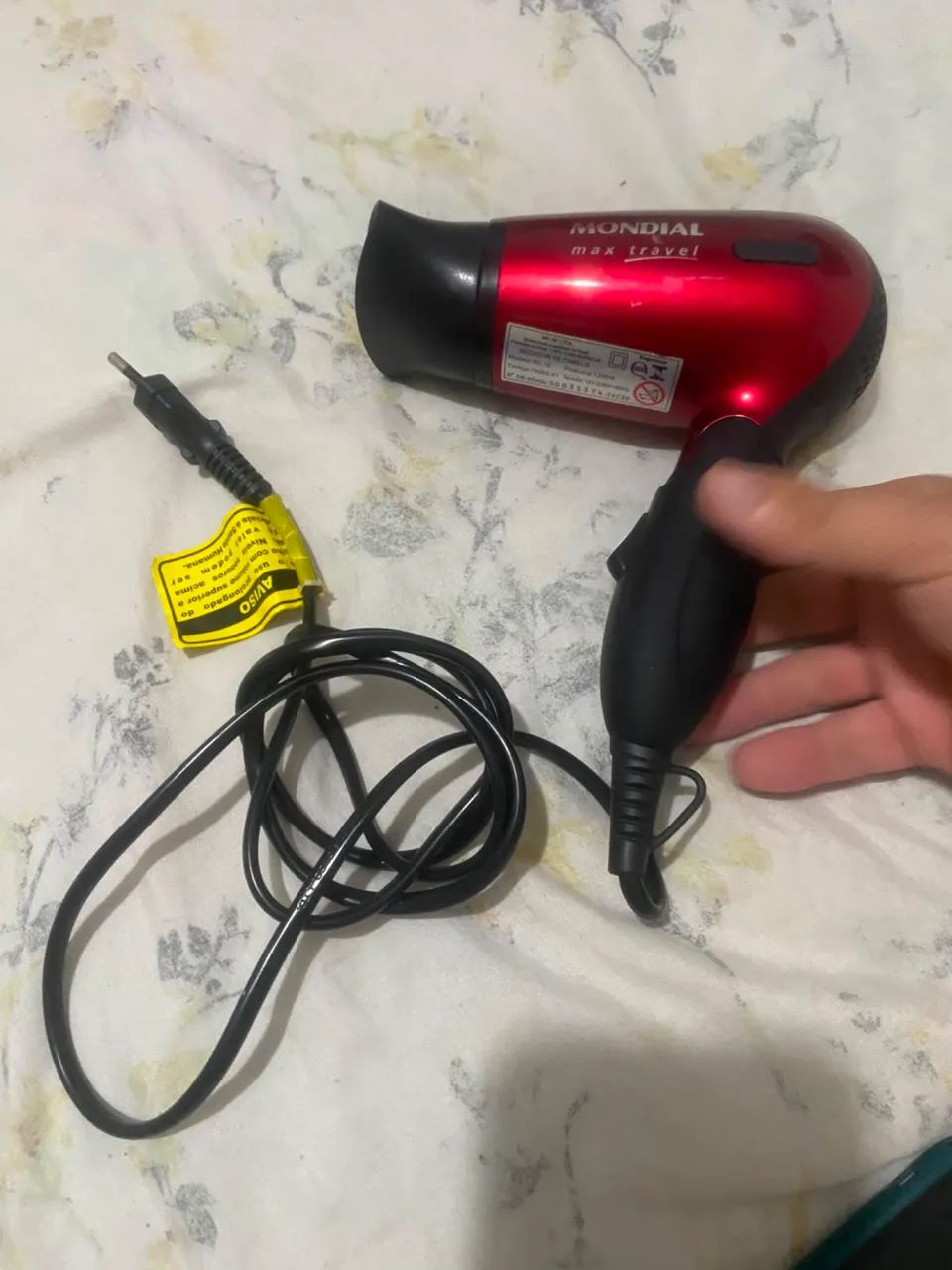 Secador mondial mini 1200w  - Foto 3