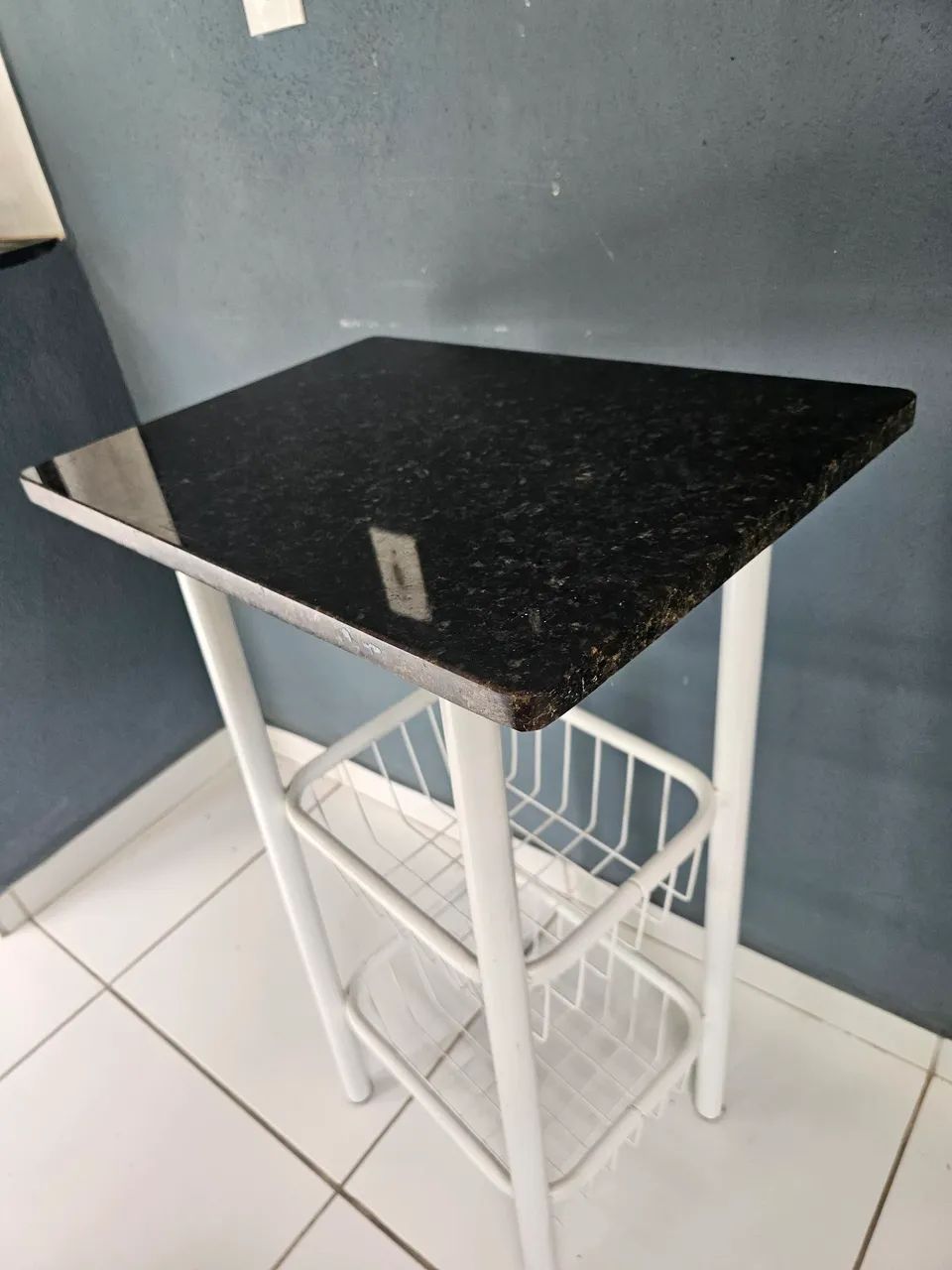 Fruteira Tubular com pedra de mármore  - Foto 3