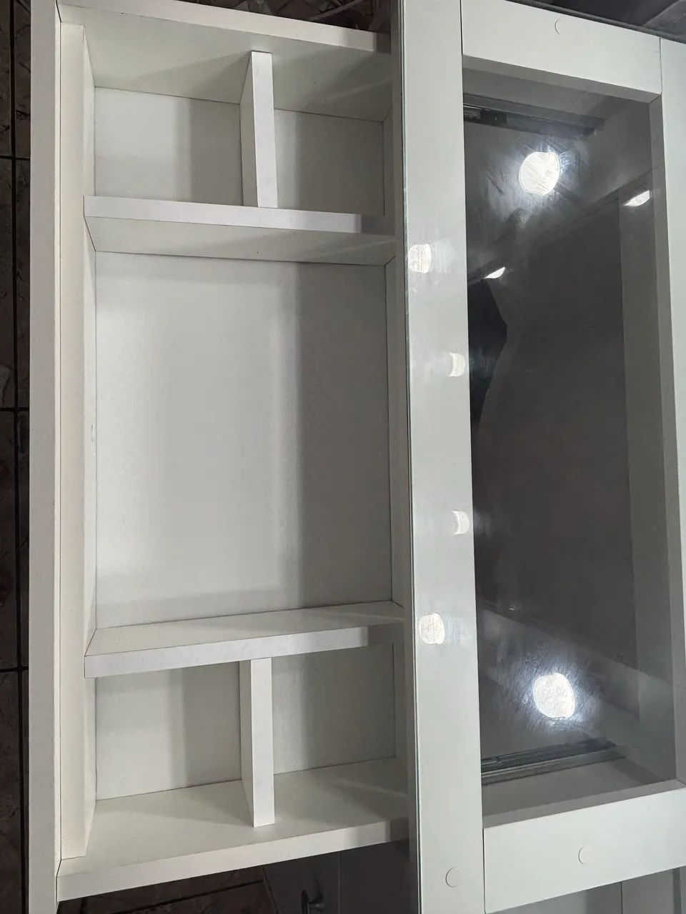 Penteadeira Camarim Com lâmpadas 5 gavetas - Foto 2
