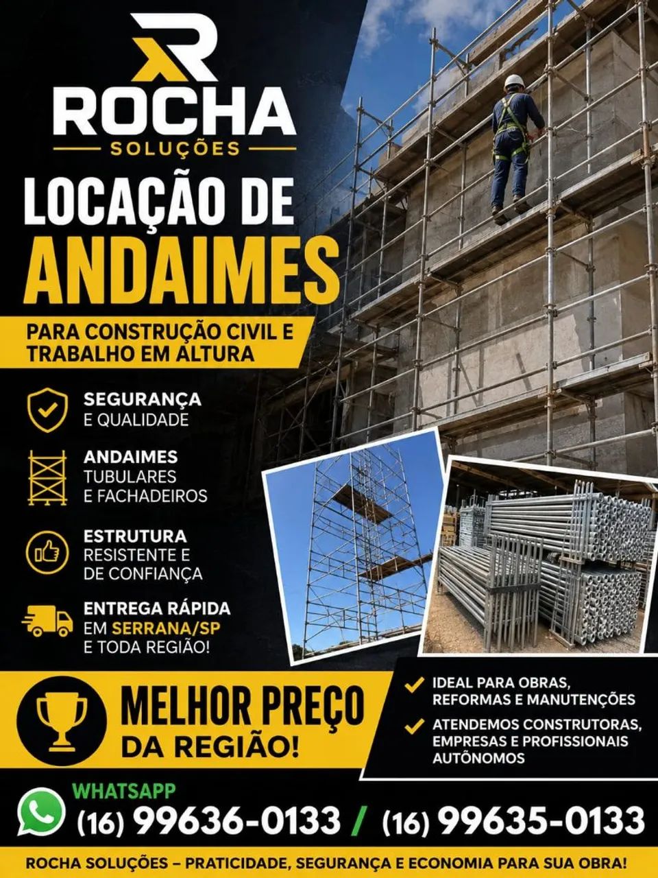 Locação de andaimes 