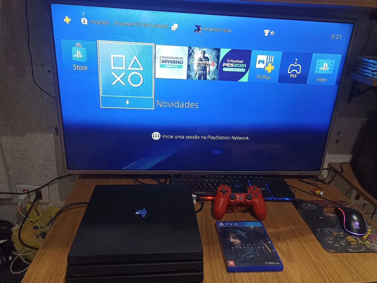 Ps4 Pro em ótimo estado! - Foto 3