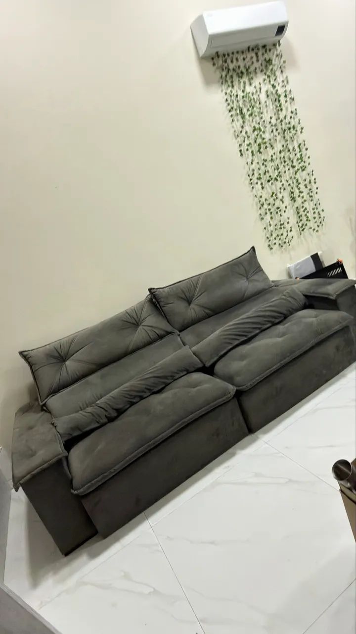 Sofá Reclinável 3,00 Super Macio 4 Lugares  - Foto 3