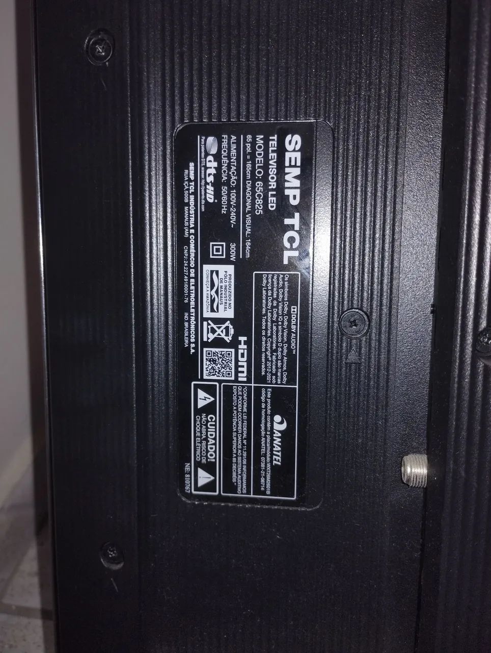 TV SEMP TCL 65" 4K ( PÉÇAS ) - Foto 4