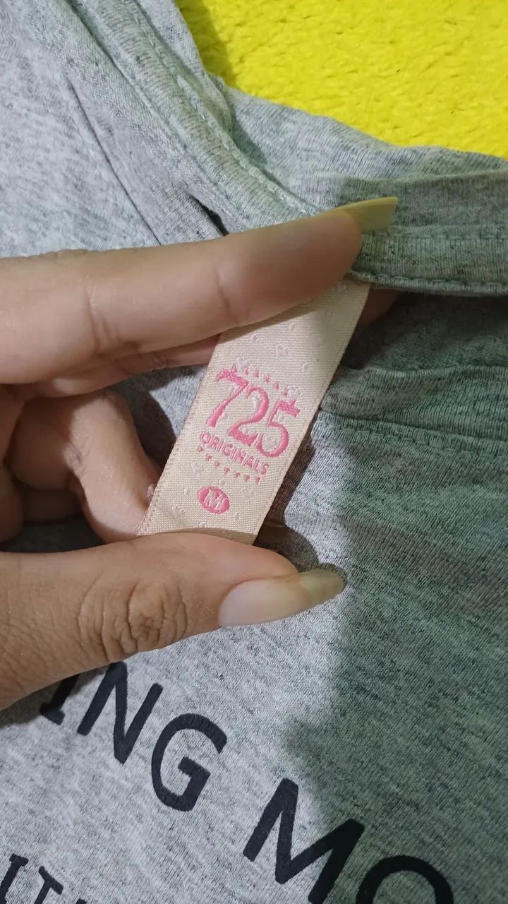 Camiseta Estampada Cinza - Retirada em Maceió AL - Foto 2