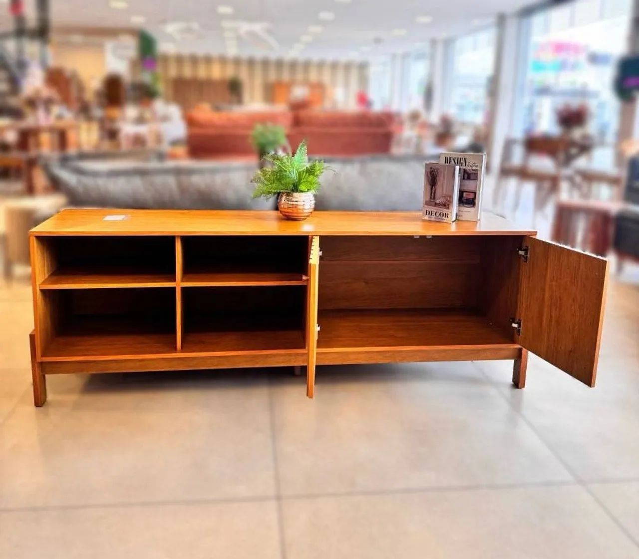 Rack Bancada Holanda Permobili 100% MDF, para TVs até 70 Polegadas - Entrega Imediata; - Foto 4