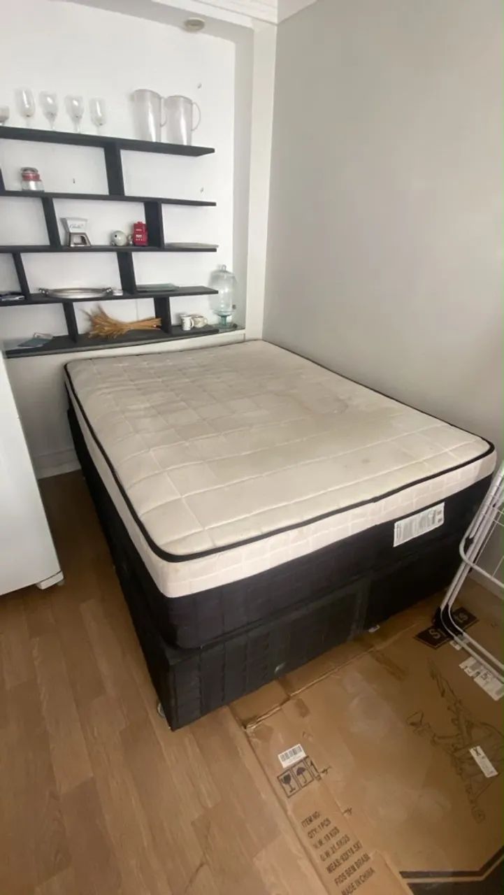 Cama box queem