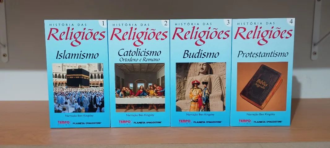 Coleção completa em VHS "História das Religiões", com 13 volumes - Foto 2