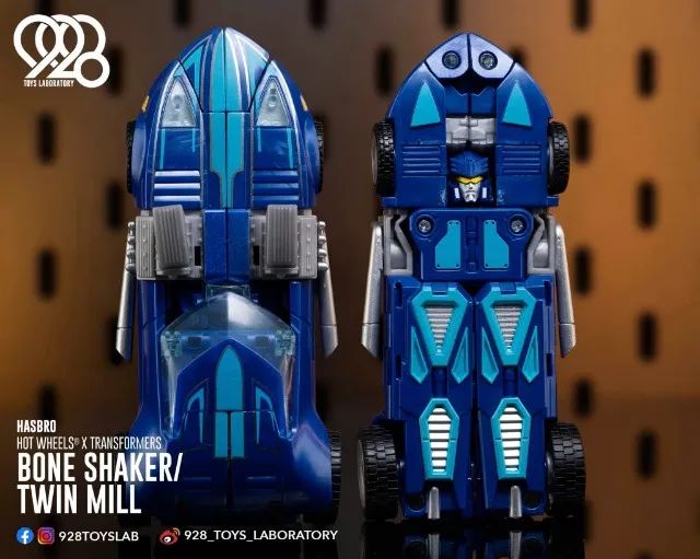 Figure Hot Wheels X Transformers Twin Mill Lacrado - Foto 3