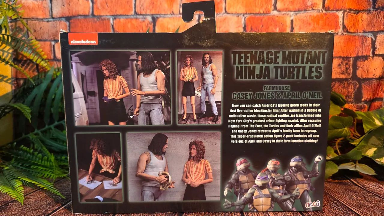 Casey Jones & April Oneil Neca TMNT Tartarugas Ninjas - Foto 2