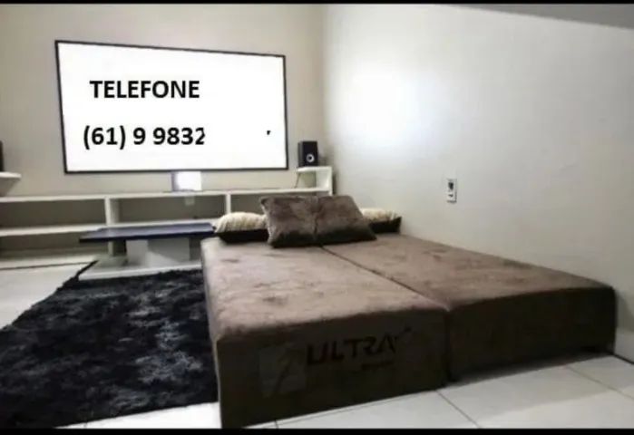 sofá cama novo diversas cores promoção - Foto 3