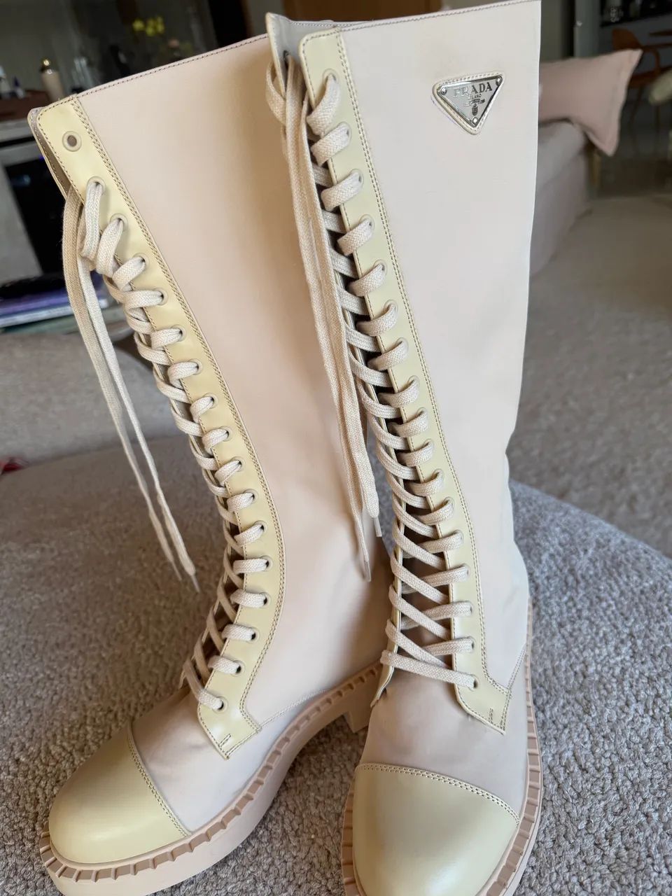 Coturno Prada off-white - Foto 4