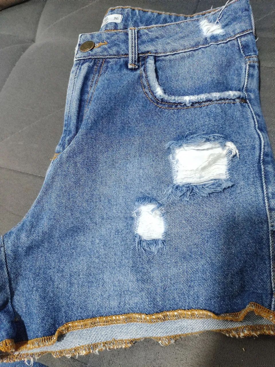 Short jeans feminina  - Foto 3