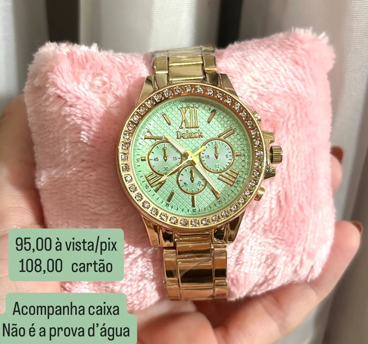 Relógio Feminino com Strass - Foto 3