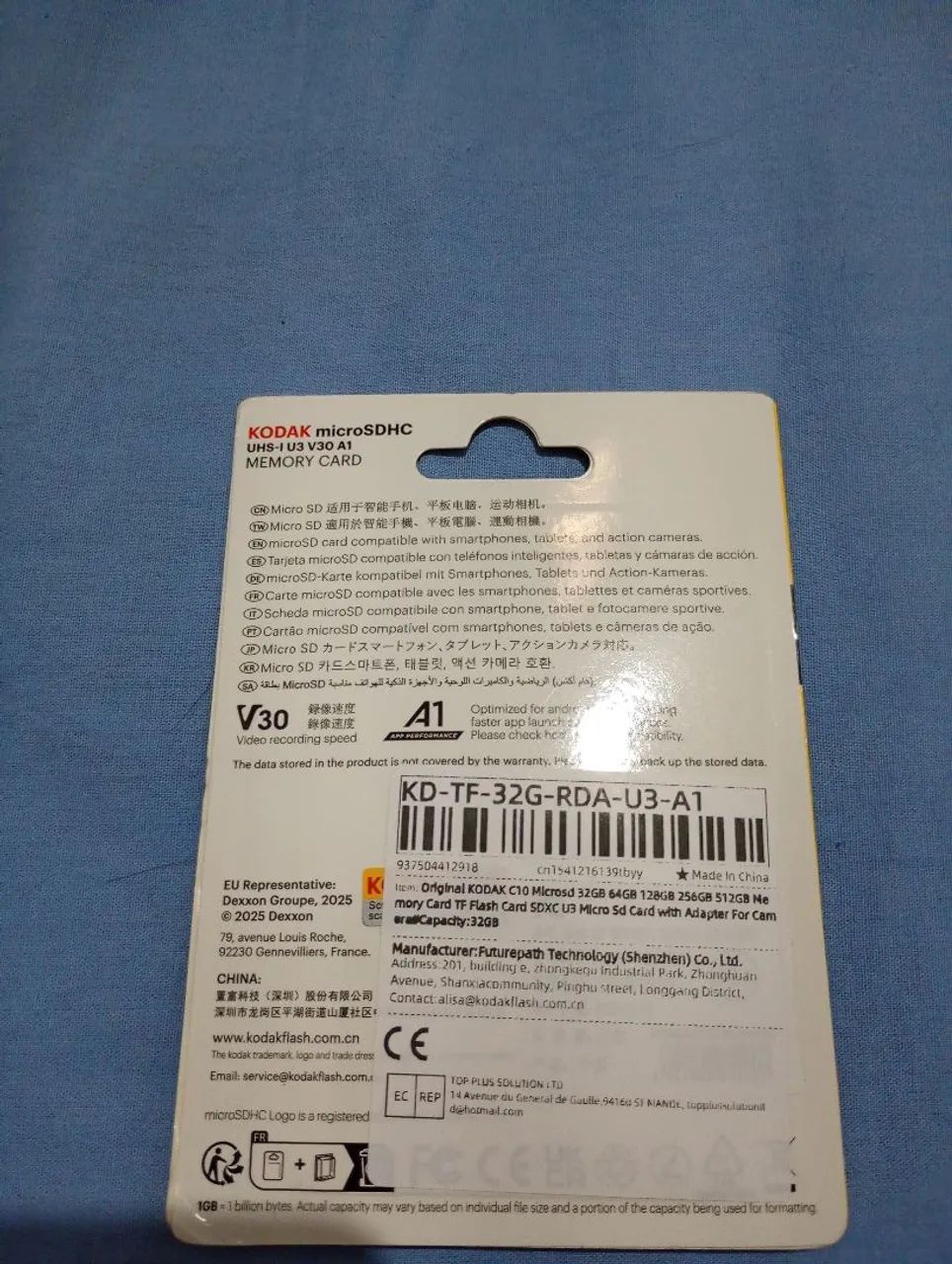 Cartão de memória kodak 32 gigas 4k - Foto 3