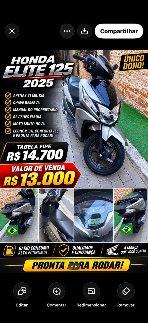 Honda elite 2025 