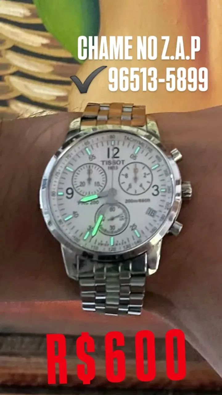 Relógio TISSOT MULTIFUNCIONAL  - SWISS MADE - MODELO PRC 200 - Foto 2