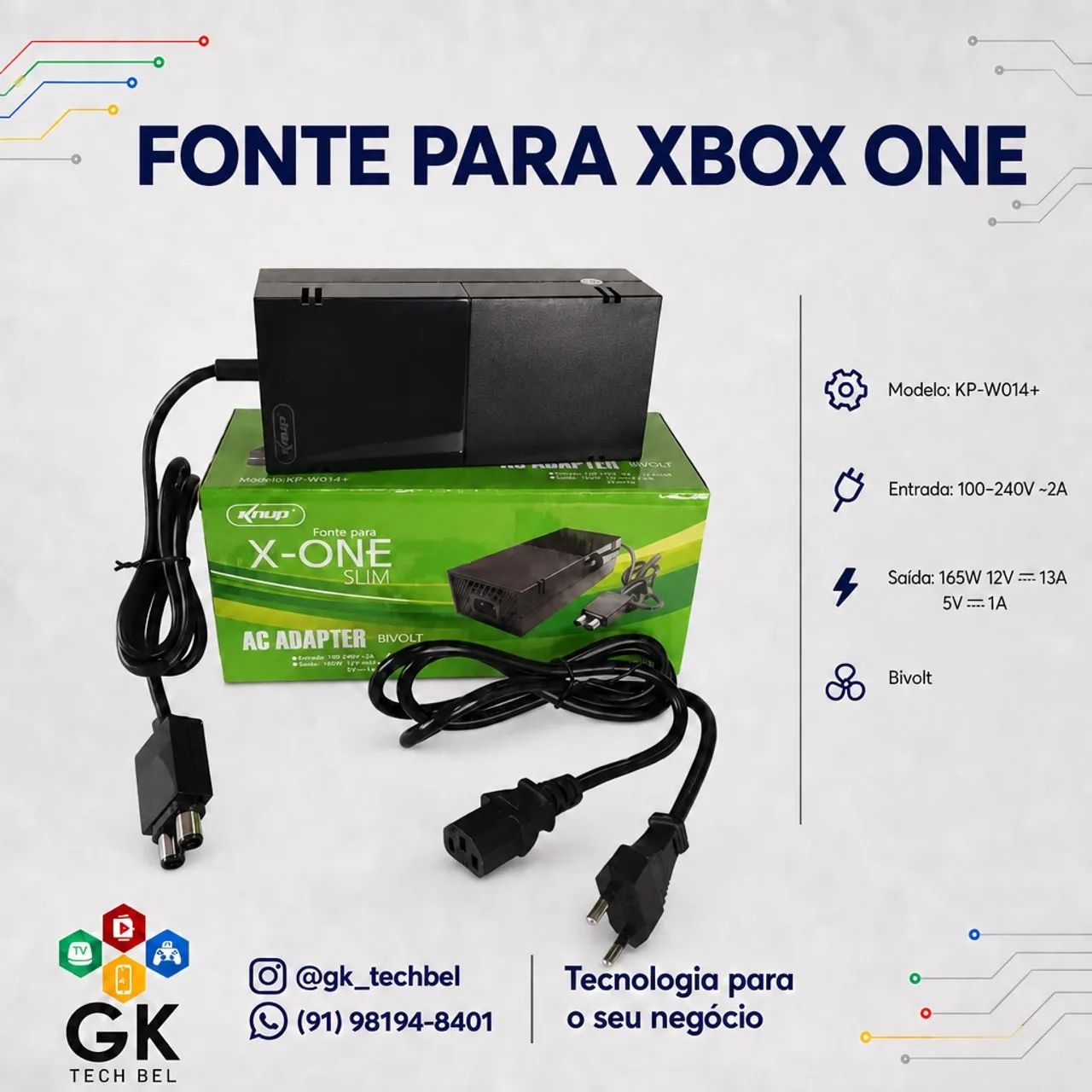 Fonte para Xbox One (entrega gratis)