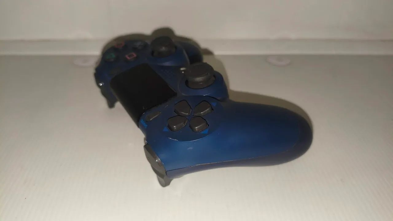 CONTROLE PS4 AZUL FUNCIONANDO  - Foto 5