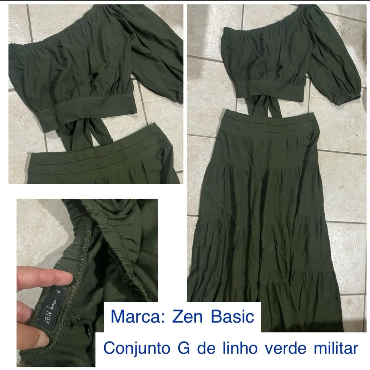 Conjunto de linho G 