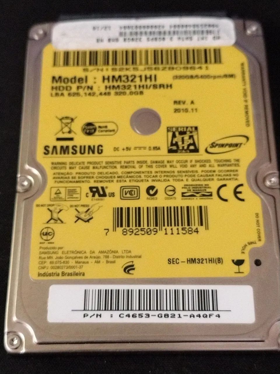 Samsung 320 GB várias marcas. - Foto 2