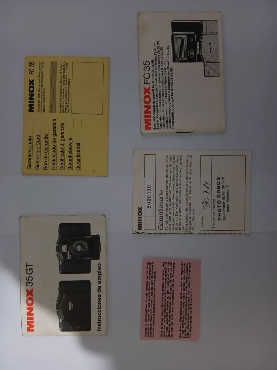 MINOX 35 GT本体 フラッシュ FC-Eセット Câmera Analógica Minox 35 GT + Flash FC 35 (Kit Colecionador 1981