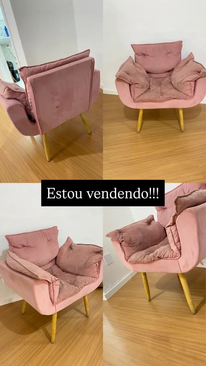 Poltrona rosa 