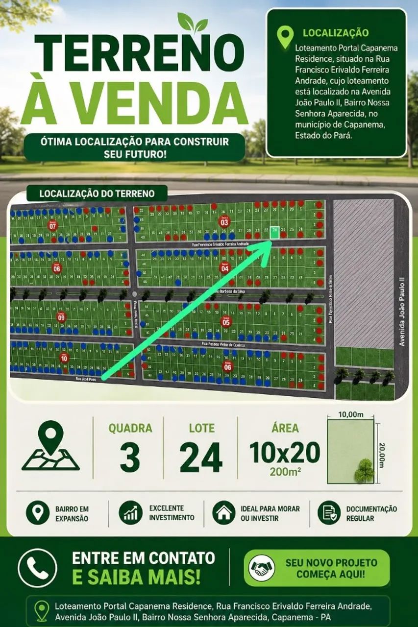 Terreno 10x20