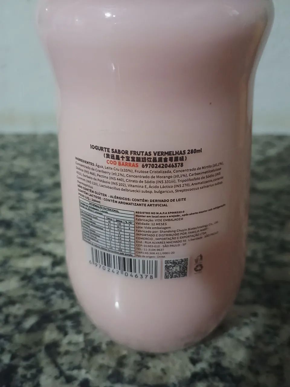 Mamadeira Kawaii Iogurte Frutas Vermelhas  - Foto 4