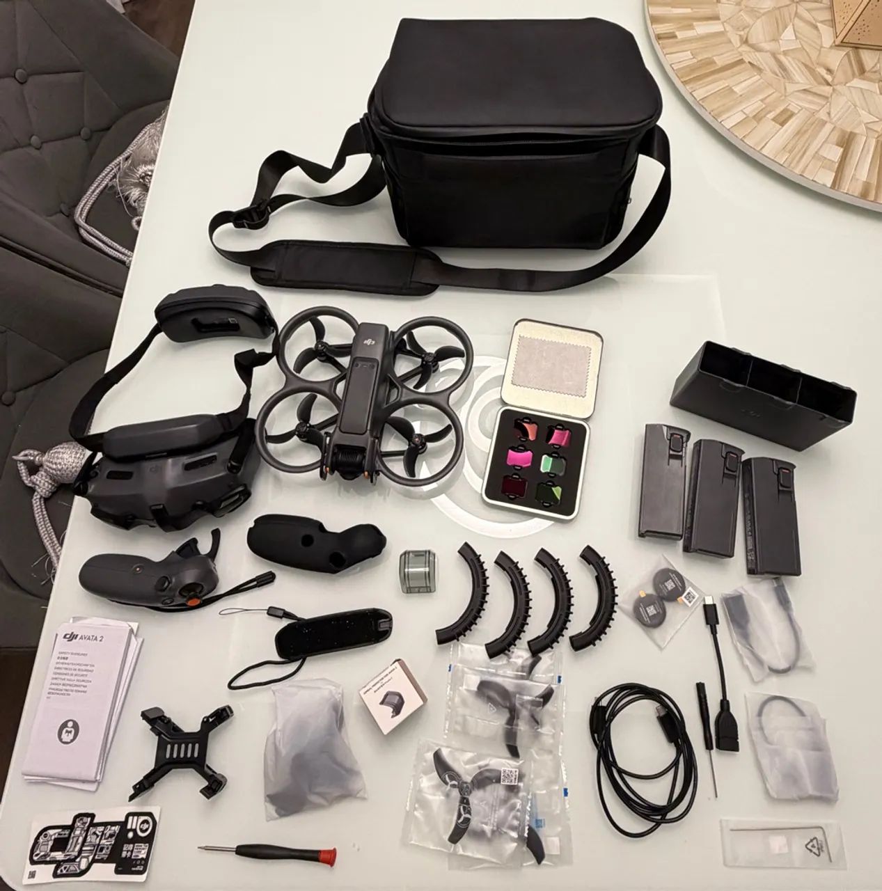 DJI AVATA 2 COMPLETO + DIVERSOS ACESSÓRIOS! 