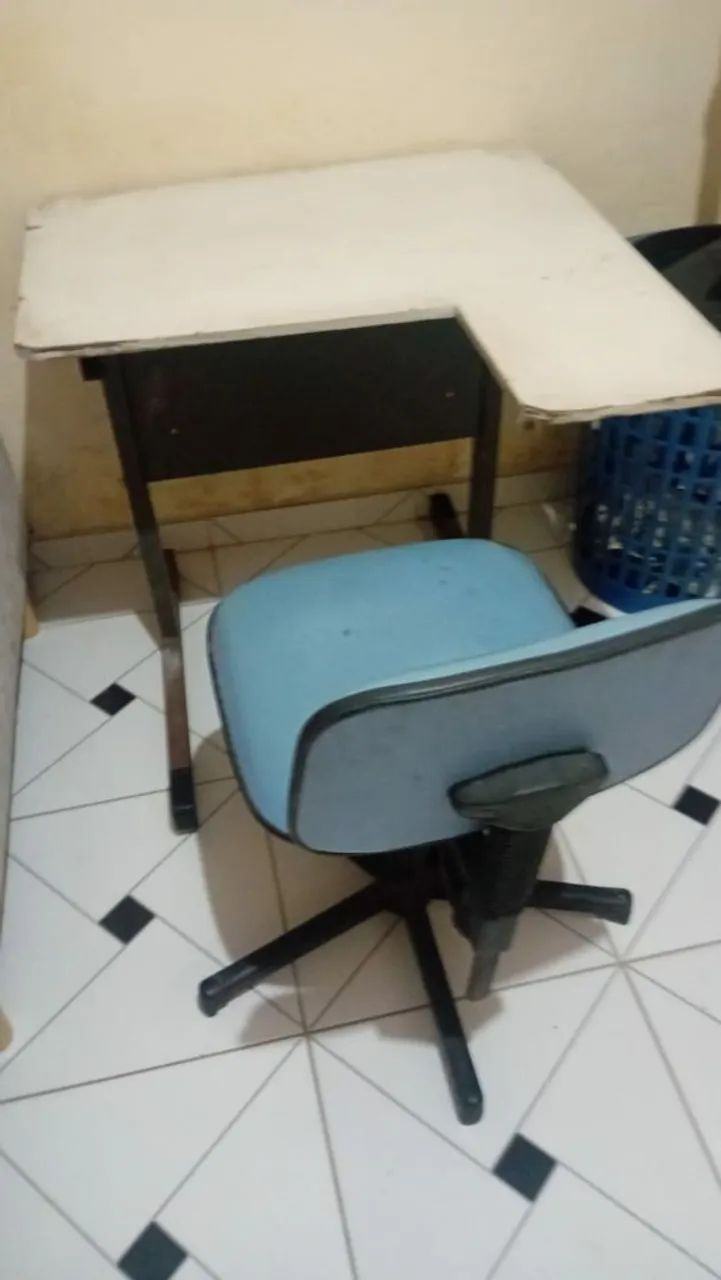 Desk plus chair for studying