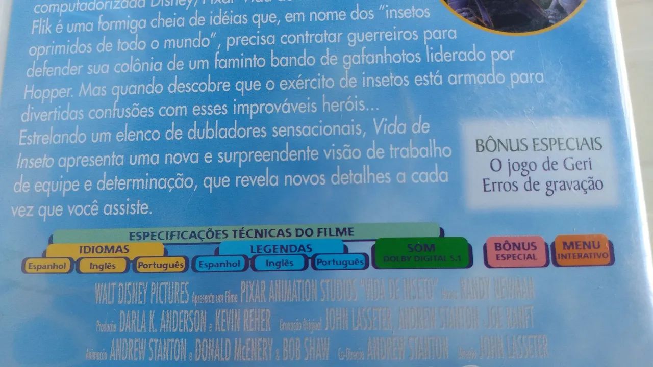 Filme DVD original vida de inseto ótimo estado.  - Foto 4