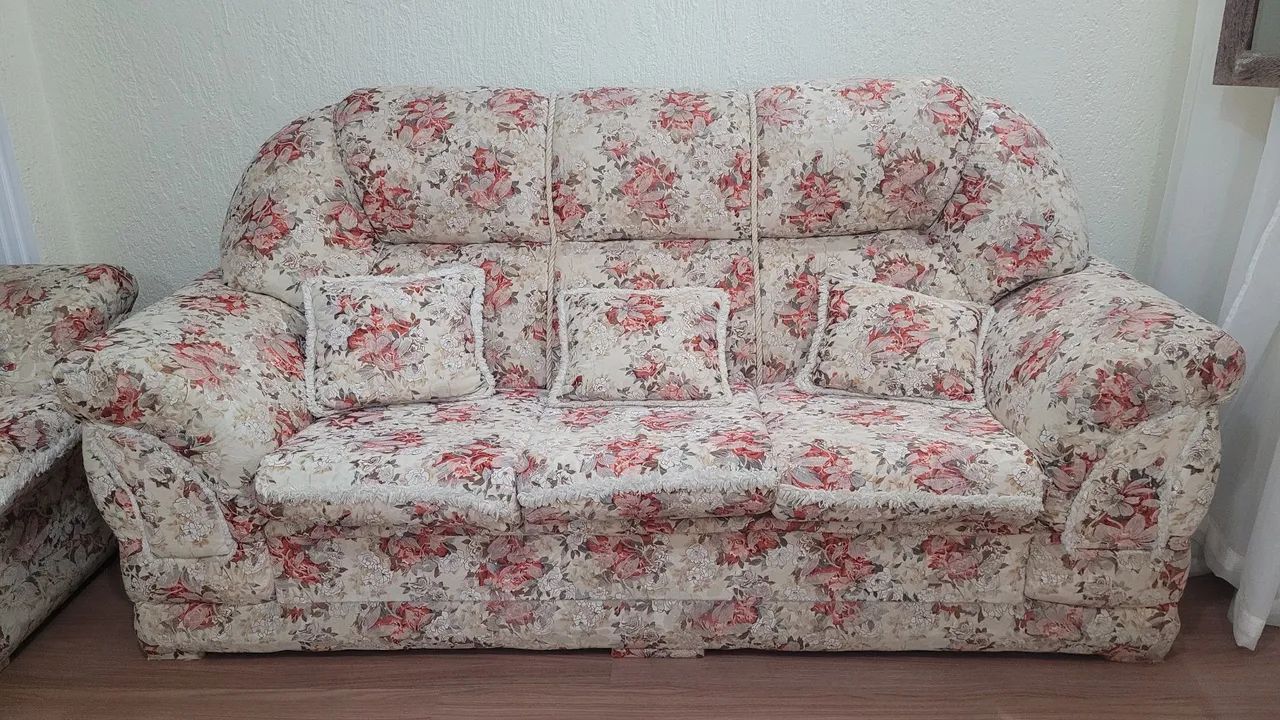CONJUNTO ESTOFADO 2 E 3 LUGARES - Foto 2