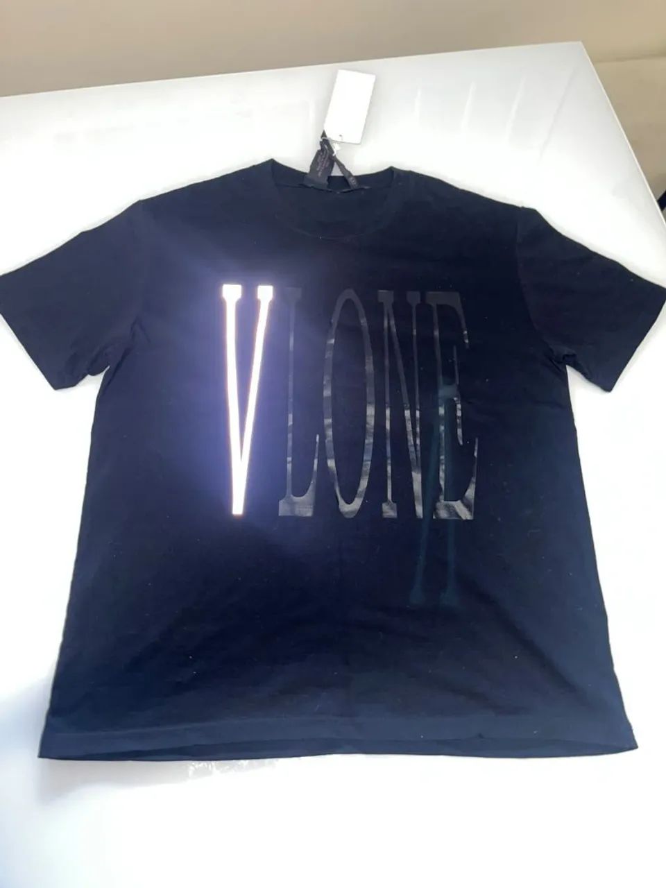 Camisa VLONE 3M Reflective Logo Tee