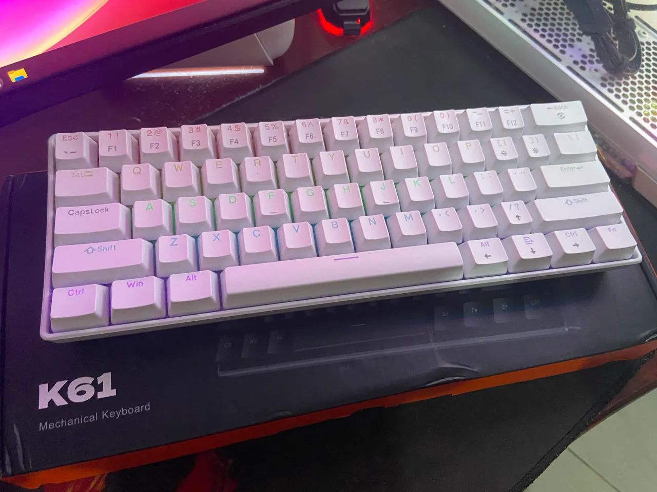 Teclado Gamer Mecânico - Apayado K61  - Foto 5