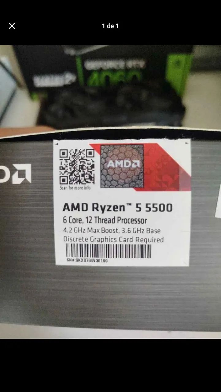 Processador Ryzen 5 5500