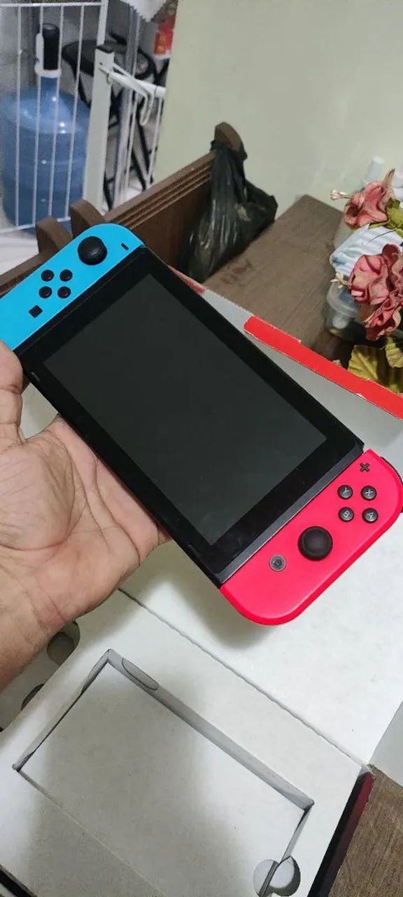 Nintendo Switch V2 desbloqueado completo na caixa - Foto 5