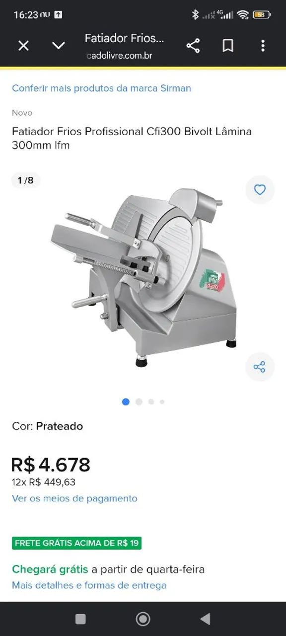 Fatiador e mesa de inox  - Foto 3