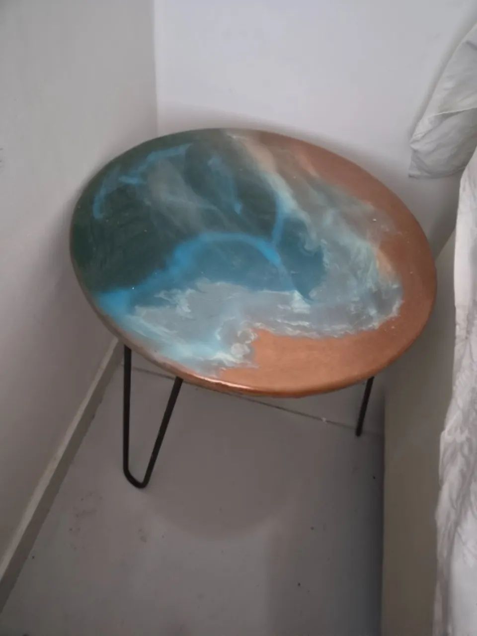 Mesa de centro em madeira Maciça resinada - Foto 2