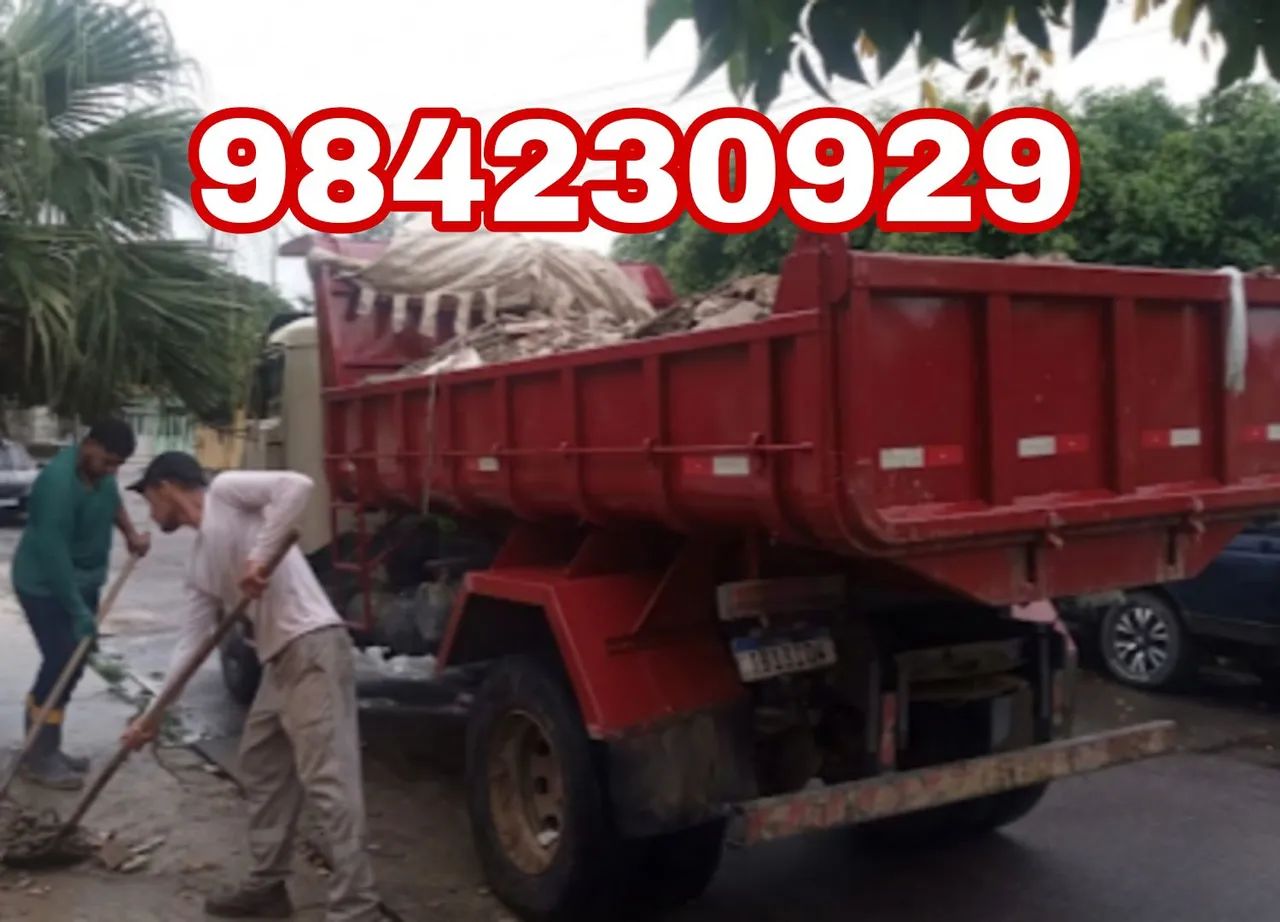 Entulho Caçamba com Ajudantes remoção Coleta disk entulho caixa coletora 