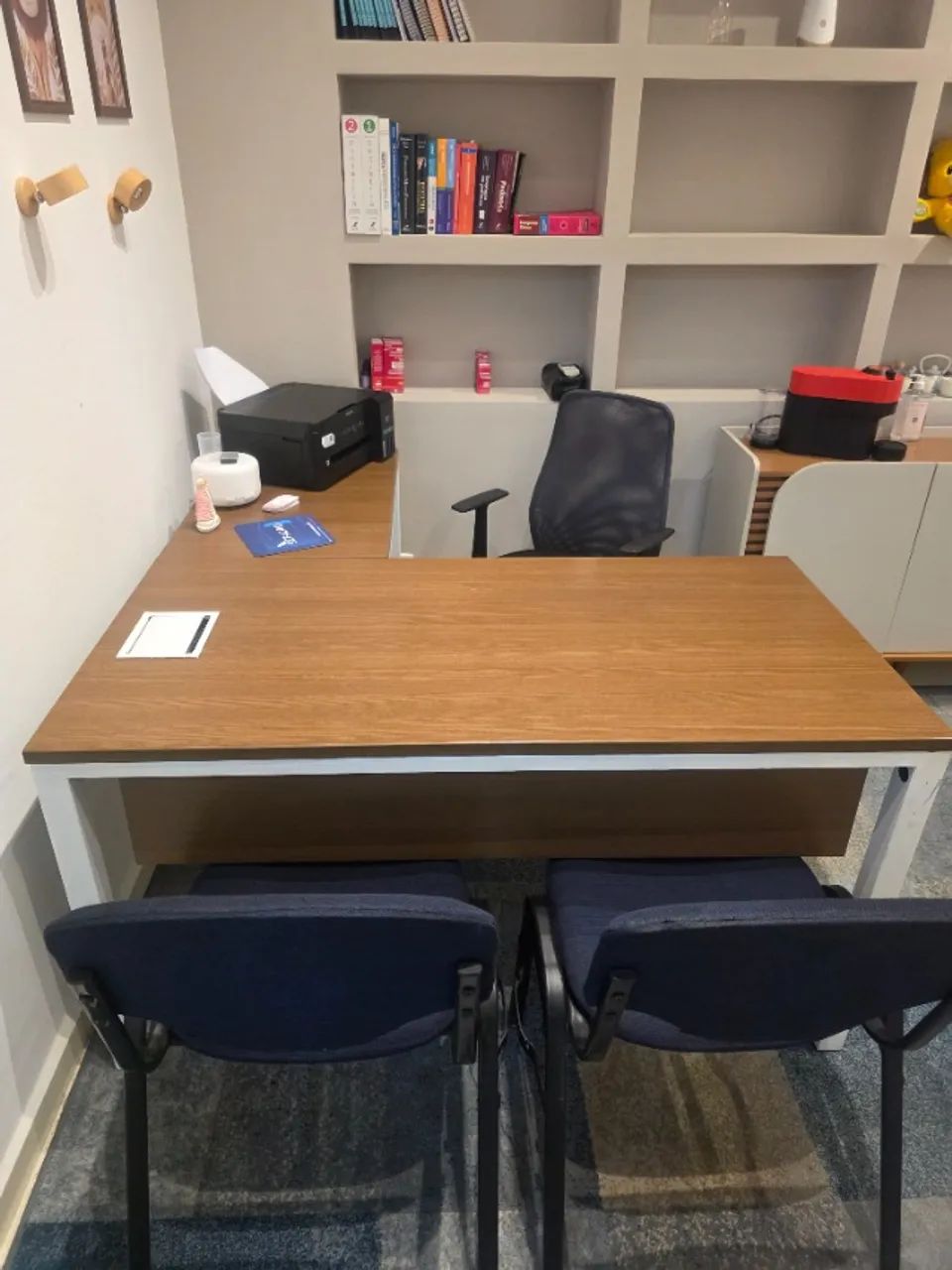 Mesa em L para escritório  - Foto 2