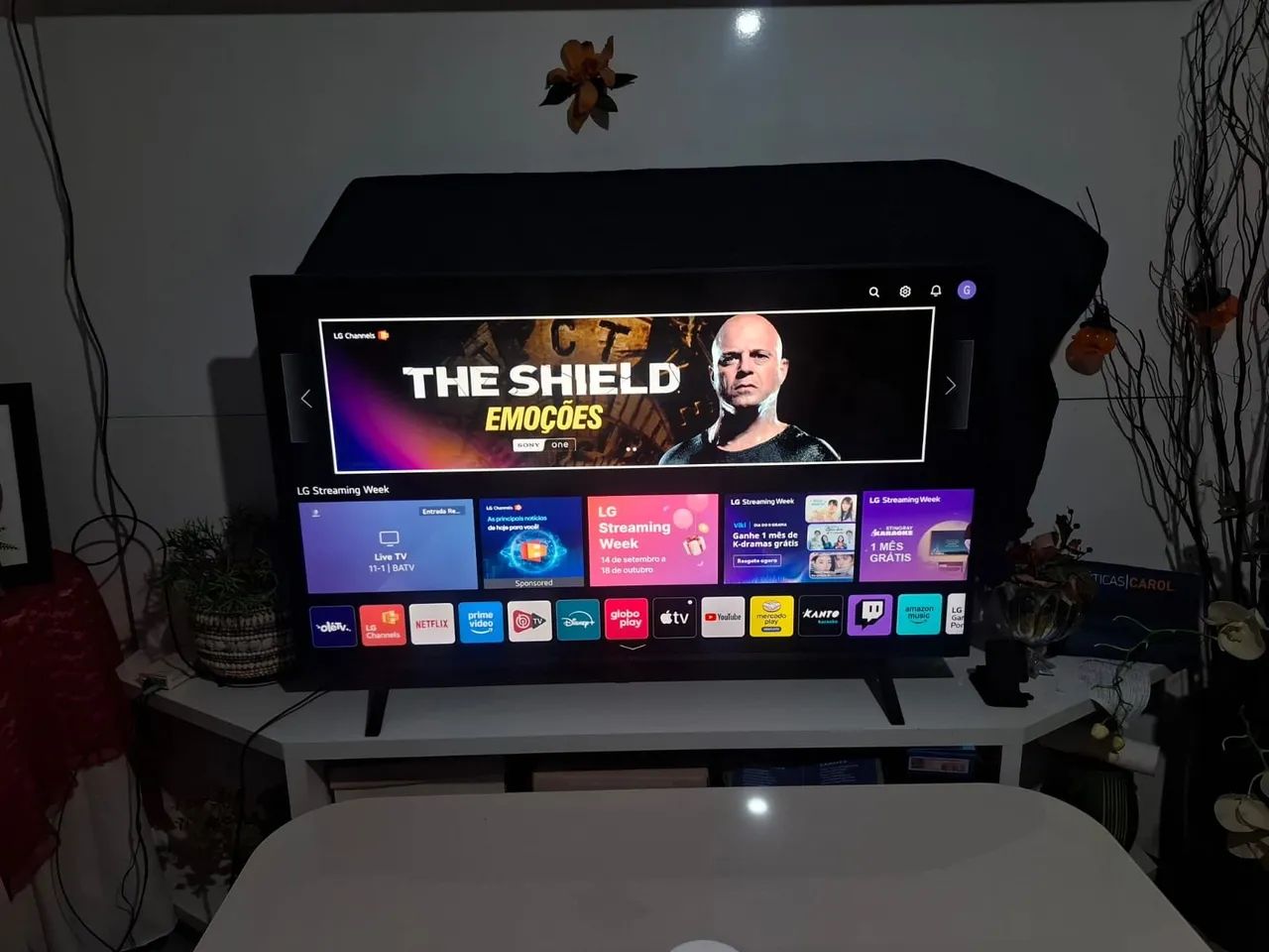 Tv LG 50 polegadas, Smart controle também é mause