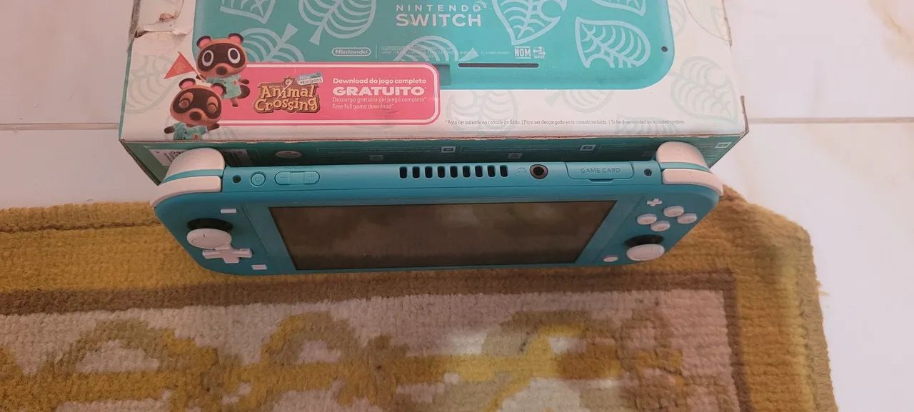 Nitendo switch lite versão animal crossing original travado - Foto 4
