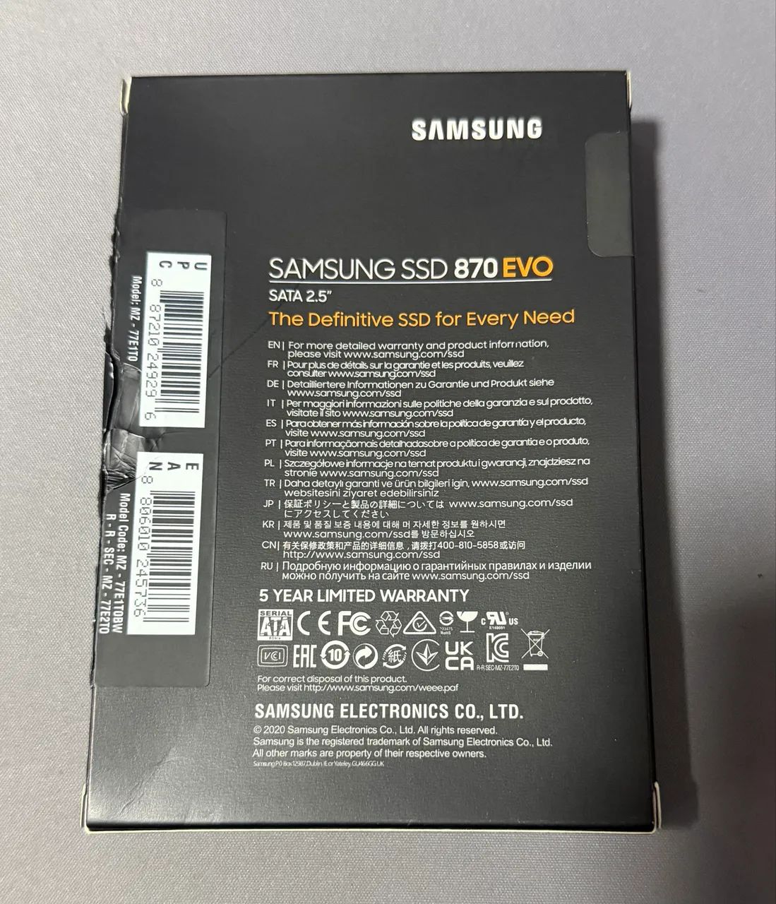 SSD Samsung 870 EVO - Foto 2
