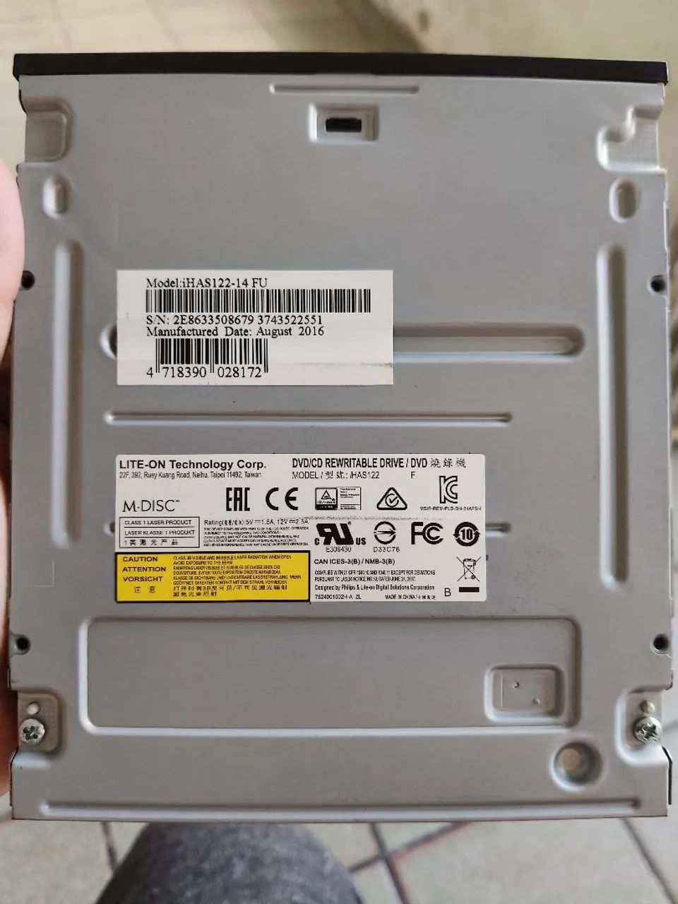 Gravador de DVD Lite-On iHAS122-14 FU - Foto 2