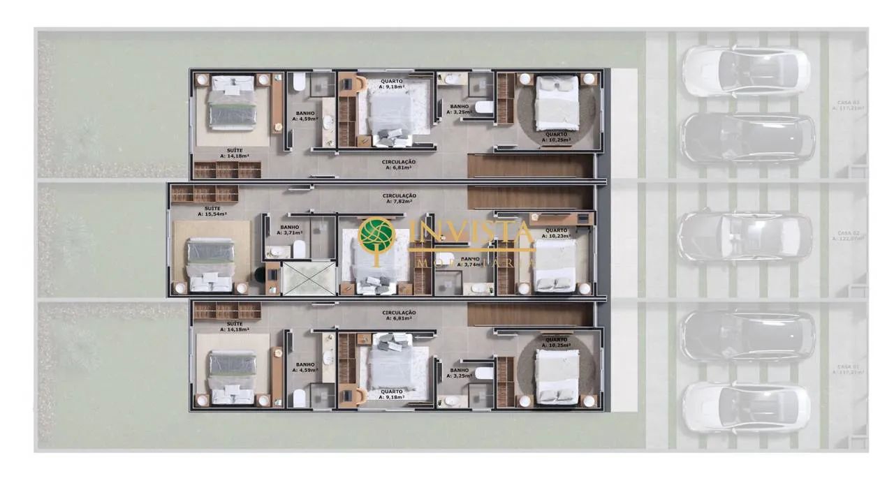 Casa em construção com 3 quartos no Ribeirão da Ilha - Foto 5