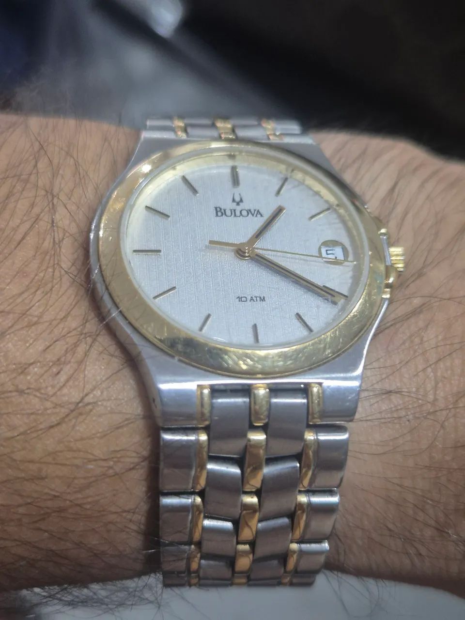 Relógio BULOVA SOCIAL  À QUARTZ   955.114   -   FUNCIONANDO PERFEITAMENTE - Foto 3