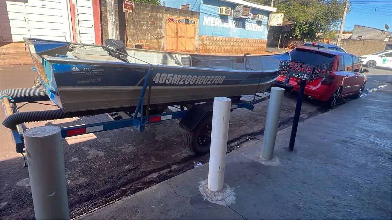 Barco Carreta motor 15 hp - Foto 2