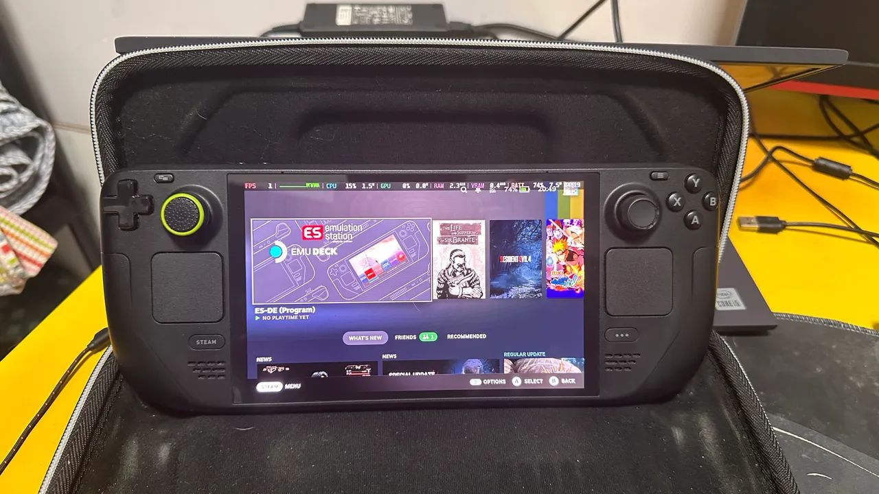 Steam Deck OLED 512GB + MicroSD 512GB - Consoles de Vídeo Game