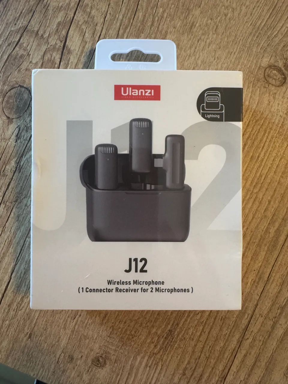 microfone ulanzi j12 lacrado 